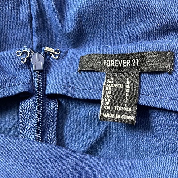 Forever 21 size large blue dress - Picture 5 of 6